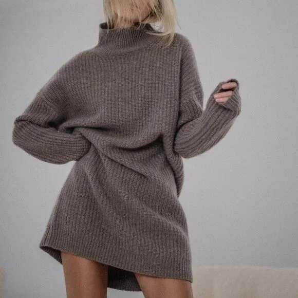 Knitted Dresses Sweater Dress Tunic Splendid Tori Cashmere Tunic Sweater  Dress